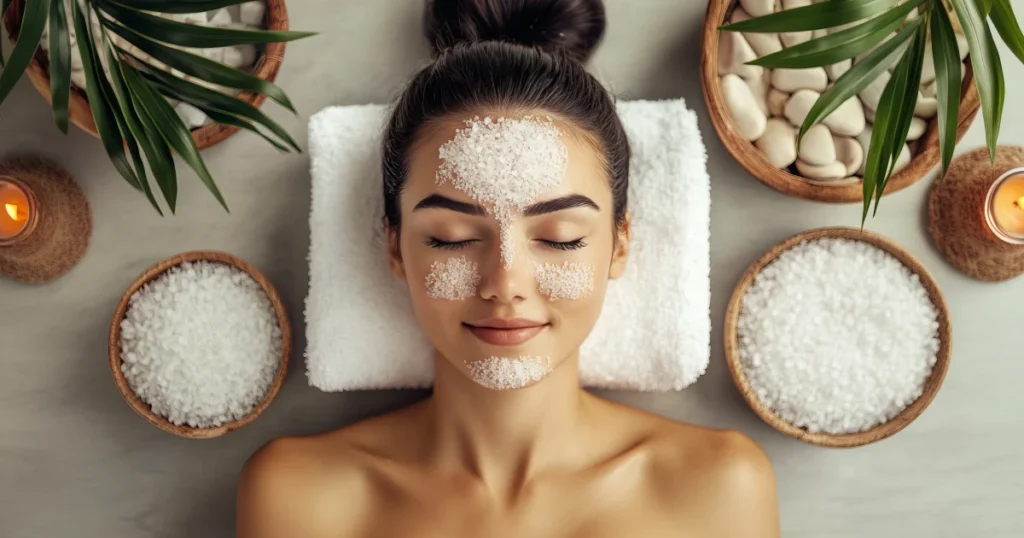Salt Facial for Smoother, Younger-Looking Skin at Evolution Aesthetics in Freeland, MI