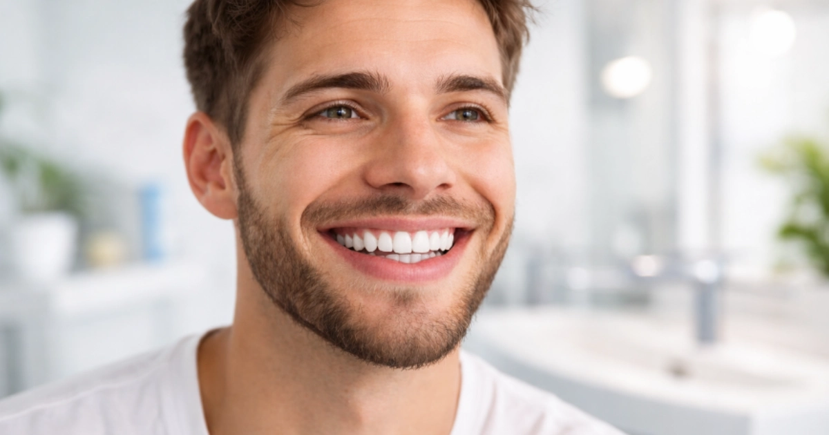 Brighter Smile with Teeth Whitening Treatment at Evolution Aesthetics in Freeland, MI