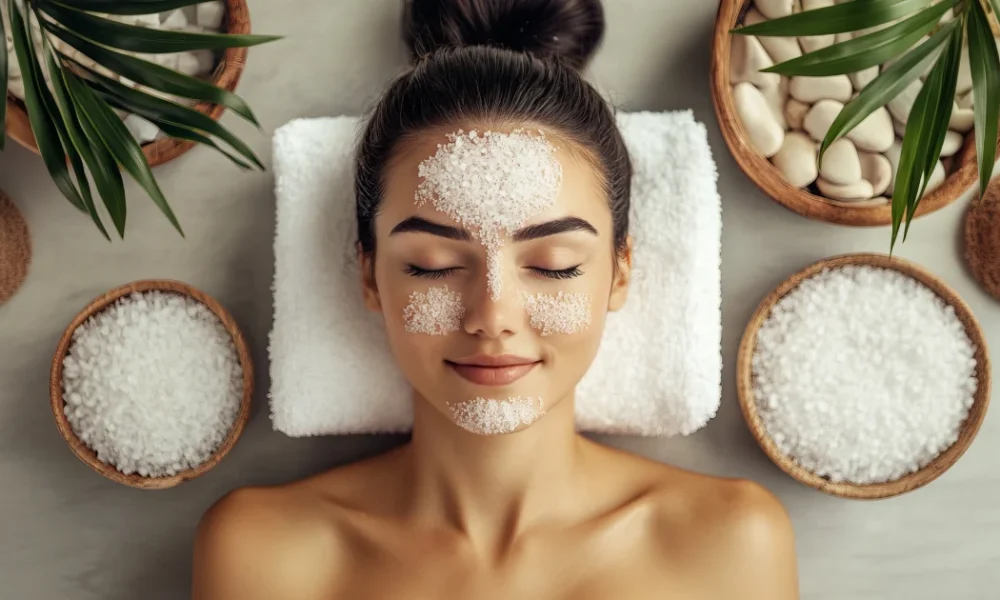 Salt Facial for Smoother, Younger-Looking Skin at Evolution Aesthetics in Freeland, MI